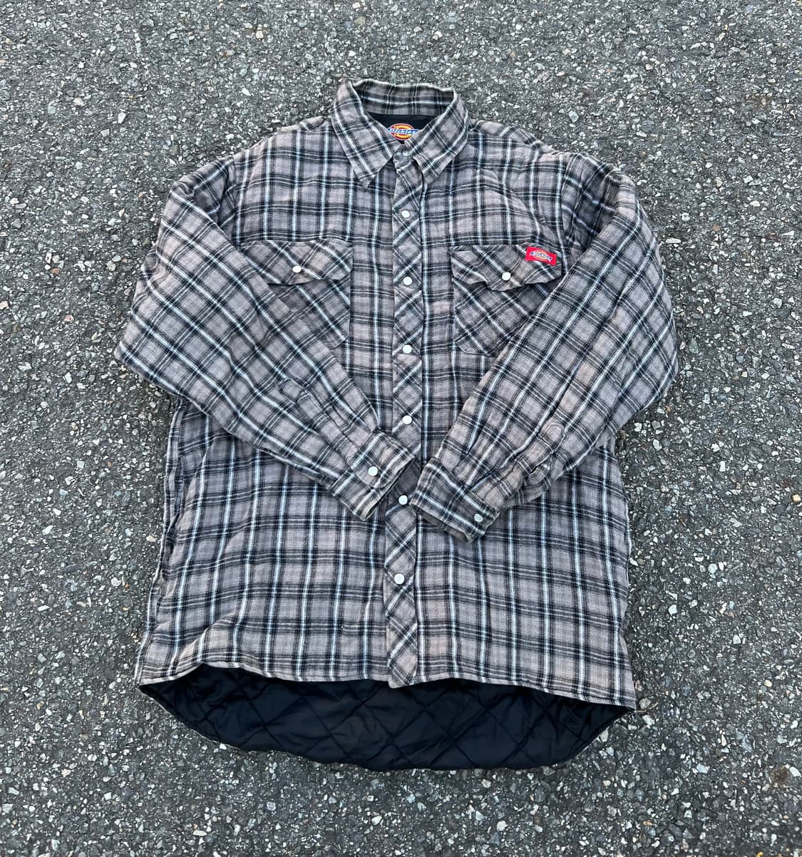 디키즈 누빔 체크셔츠 상품이미지1