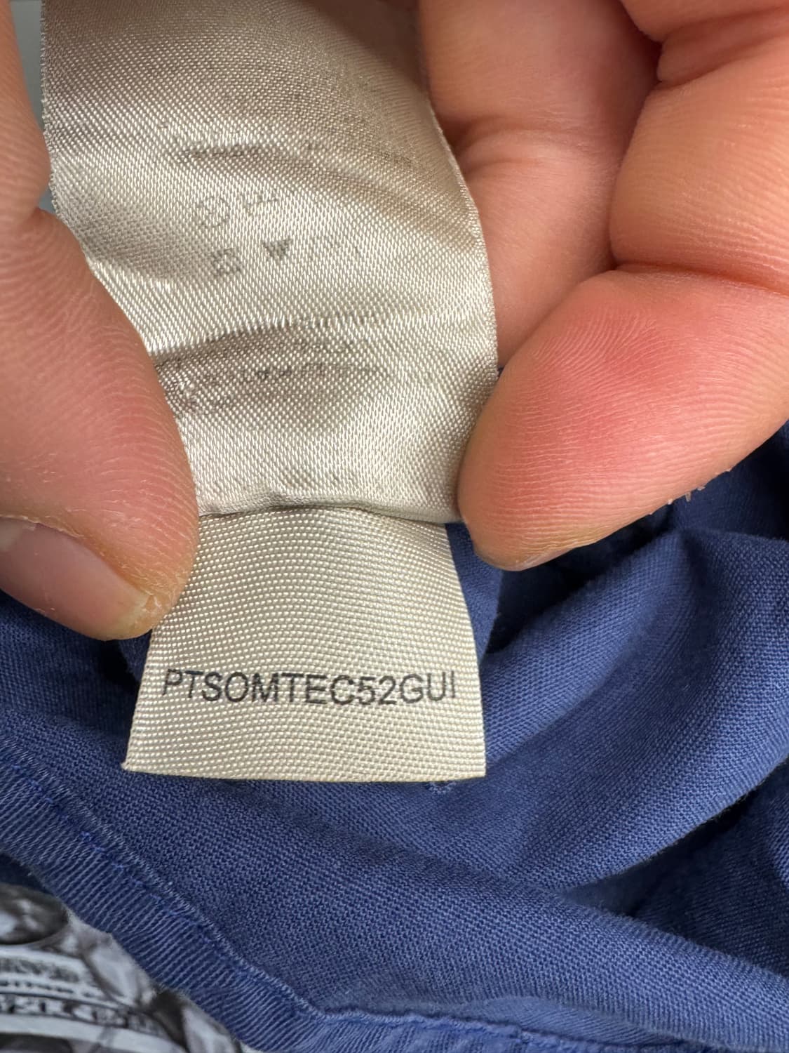 버버리 런던 네이비 셔츠 S 상품이미지4