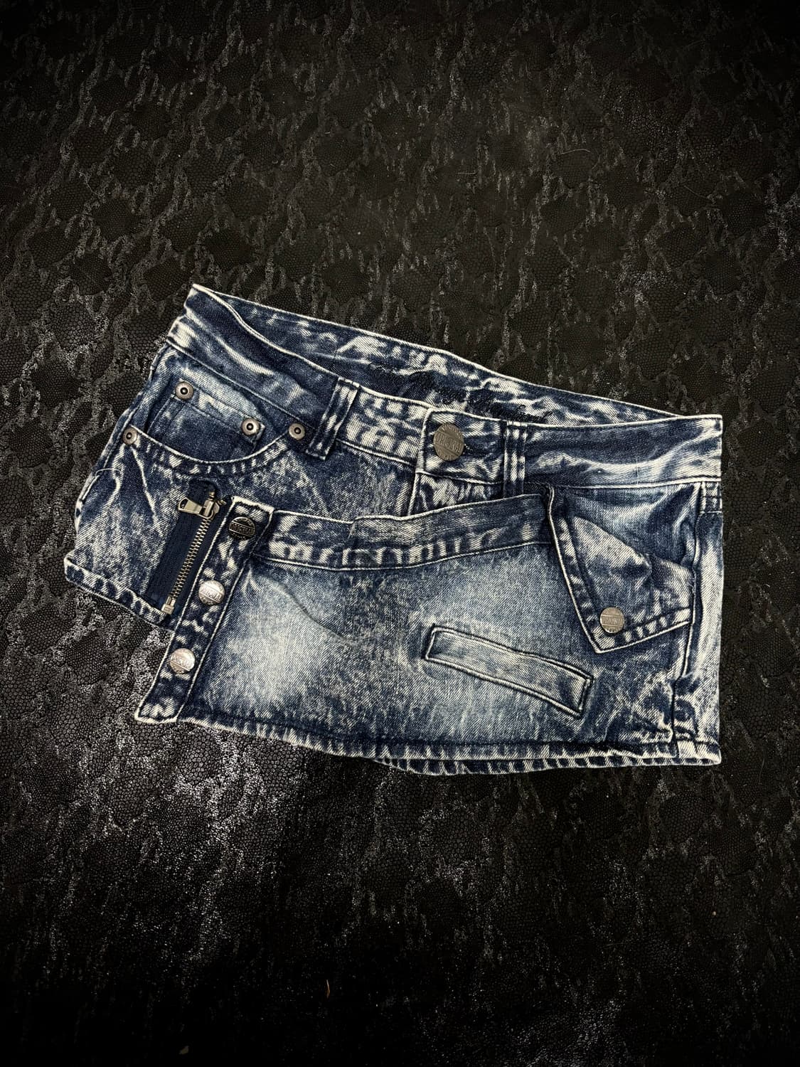 “Vintage” 00’s Mood Unbalanced Zipper Sh 상품이미지5