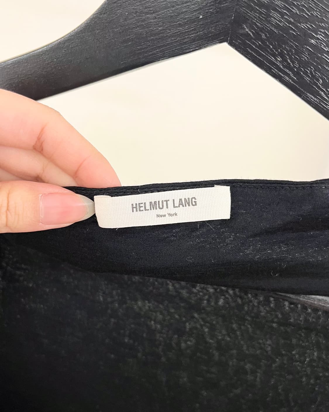 핼무트 랭 블랙 코튼 슬리브리스 드레스 상품이미지6