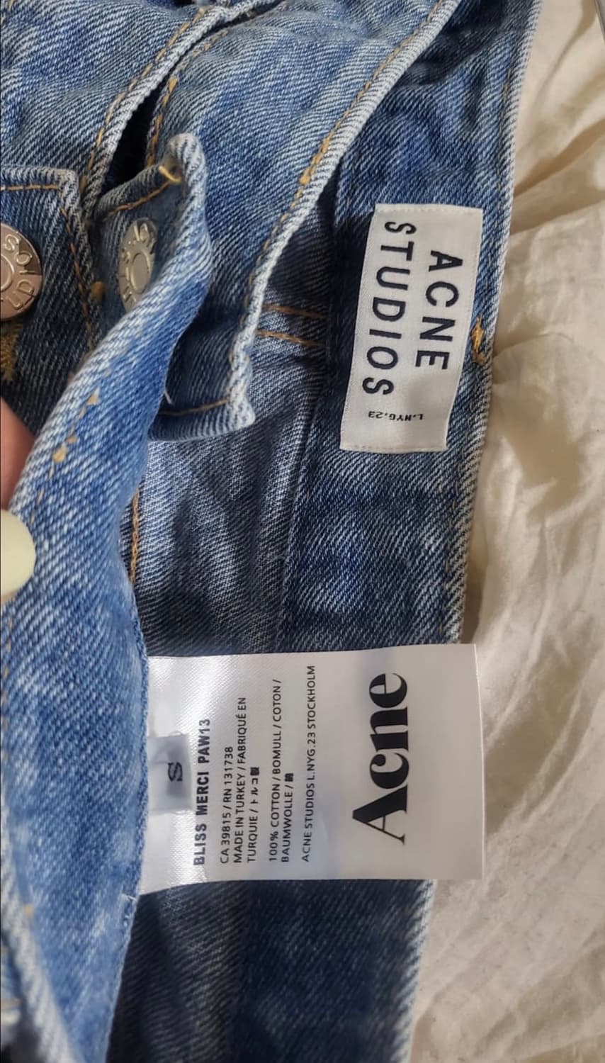 아크네 스튜디오 레이어드 스커트 데님쇼츠 상품이미지3