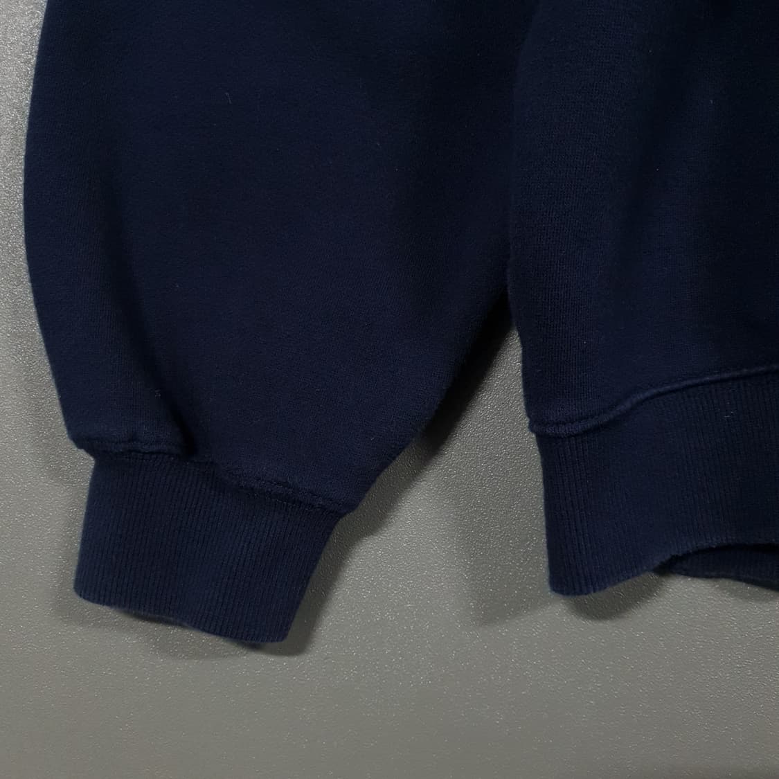 M) 슬로우애시드 신형 22FW 플라워 오버핏 맨투맨 스웻셔츠 네이비 상품이미지4