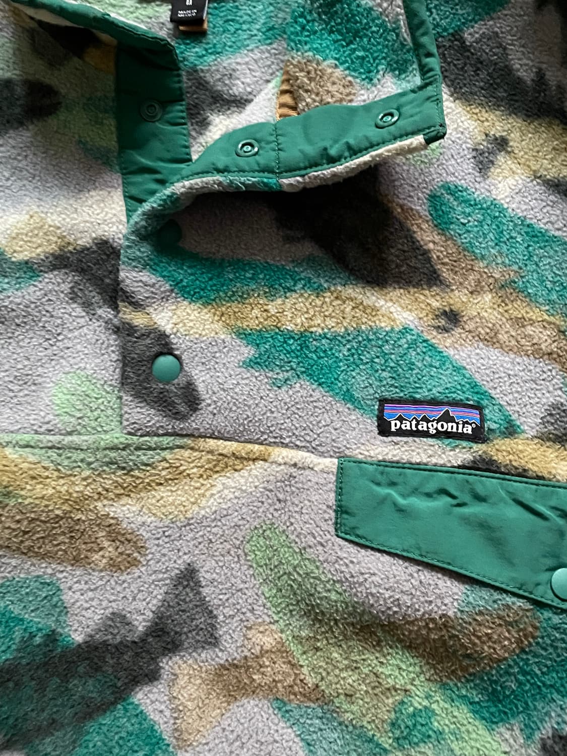 파타고니아 신칠라 연어떼 송어 패턴 rare patagonia 상품이미지4