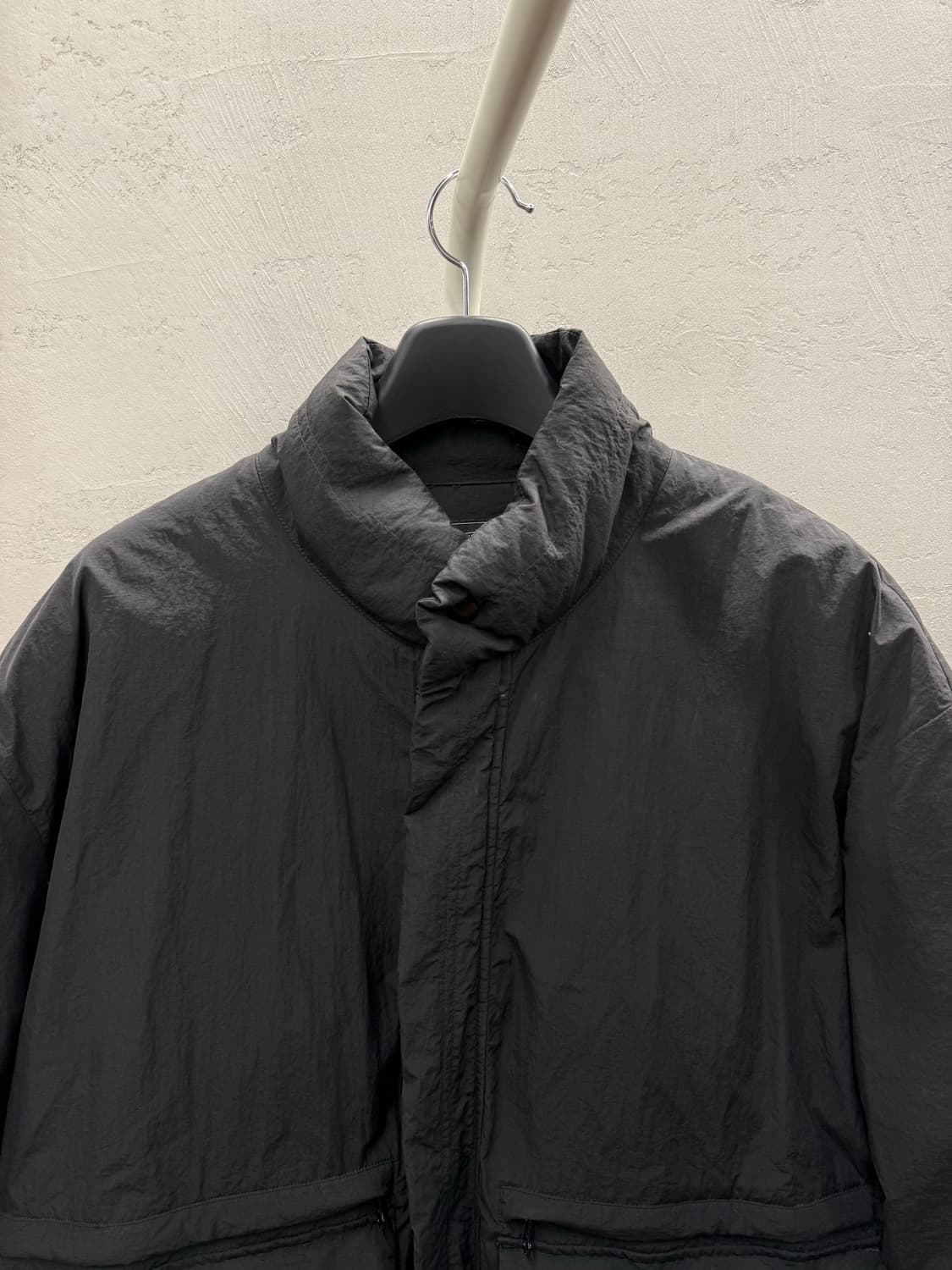 프리즘웍스 오버핏 푸퍼 다운 패딩 블랙 L 상품이미지3