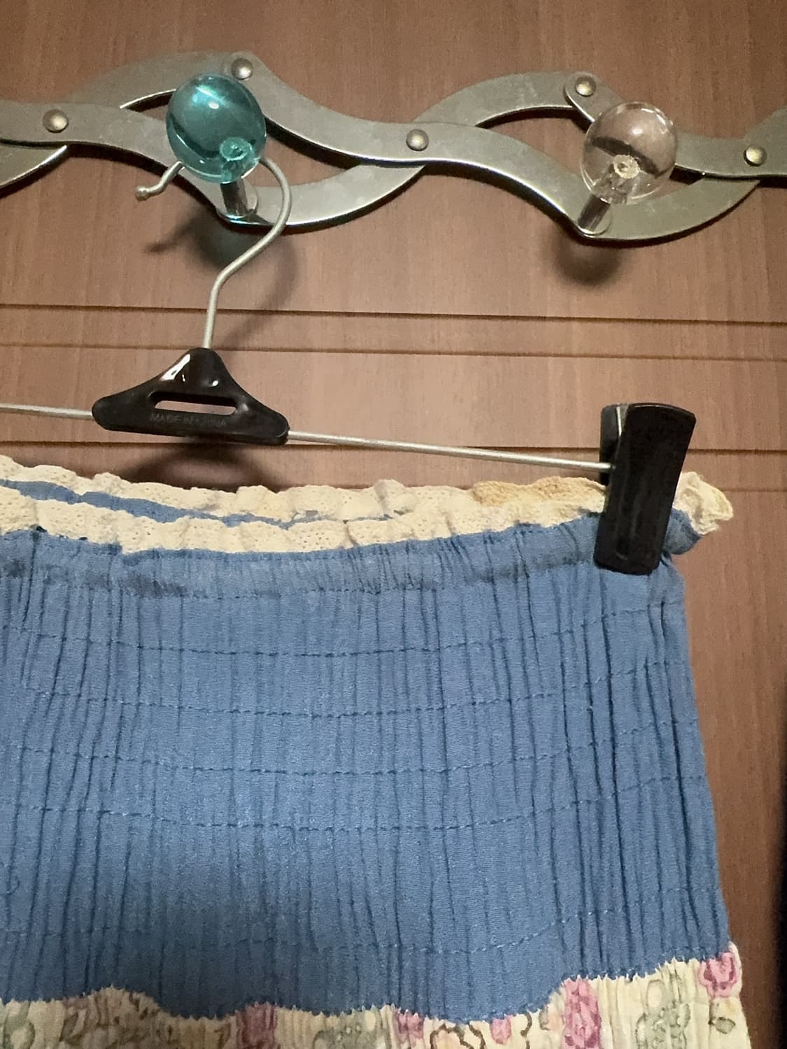 모리걸 하구미 히피 빈티지 패치 스커트 rough 자수 반팔 티셔츠 세트 상품이미지5