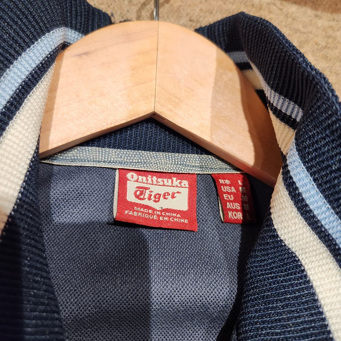오니츠카타이거 재팬 페이즐리 트랙탑 져지 L 상품이미지3