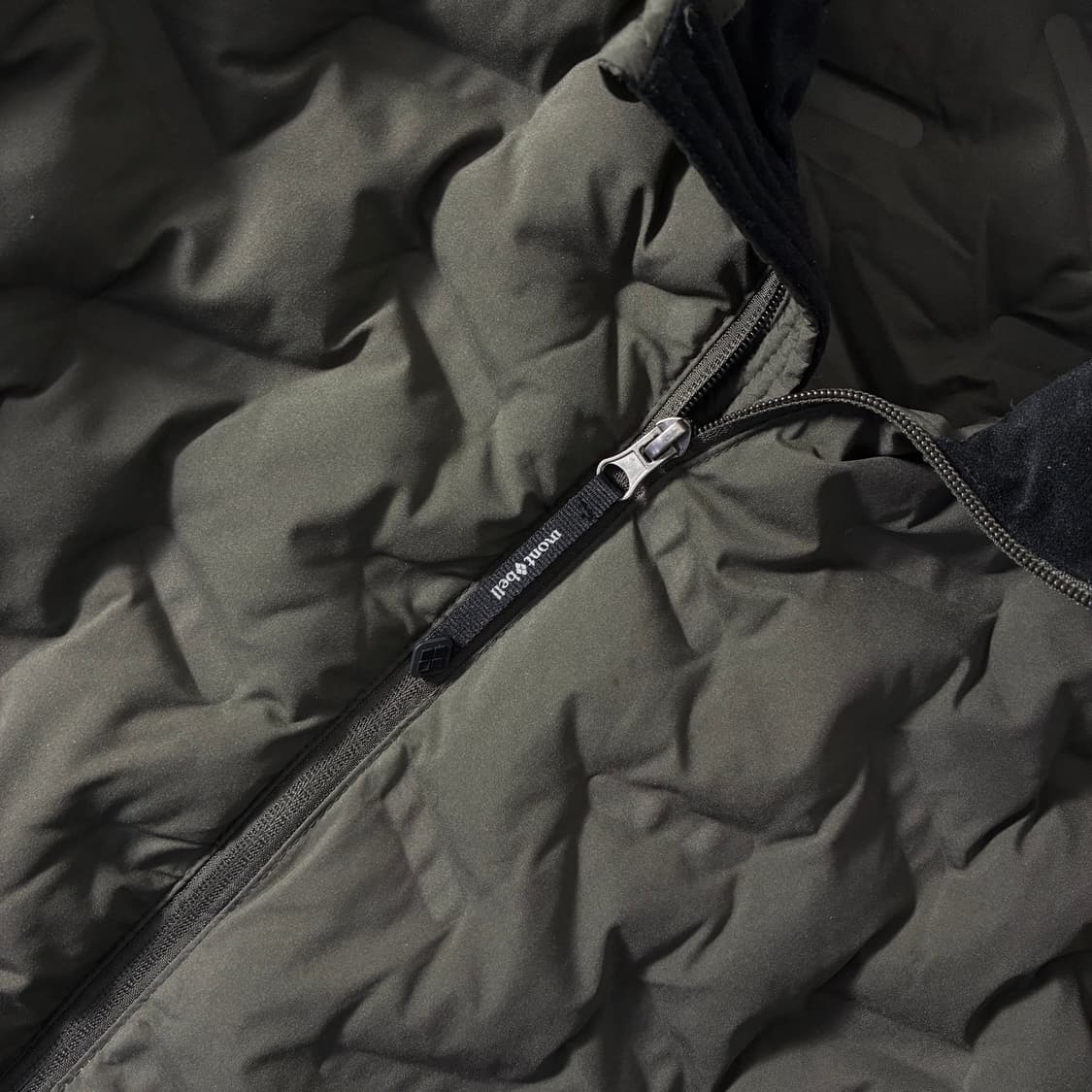 Mont-bell 몽벨 카키 튜브 누빔 패딩 자켓 상품이미지6