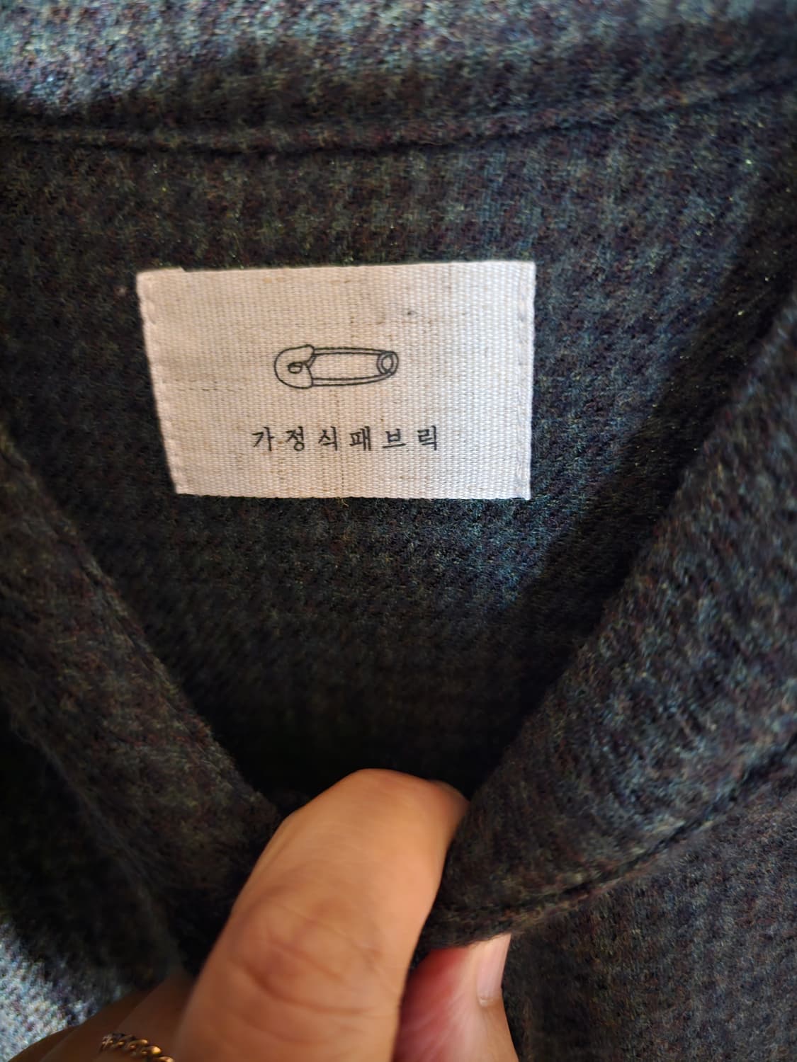 가정식패브릭 울100 % 롱원피스  상품이미지5