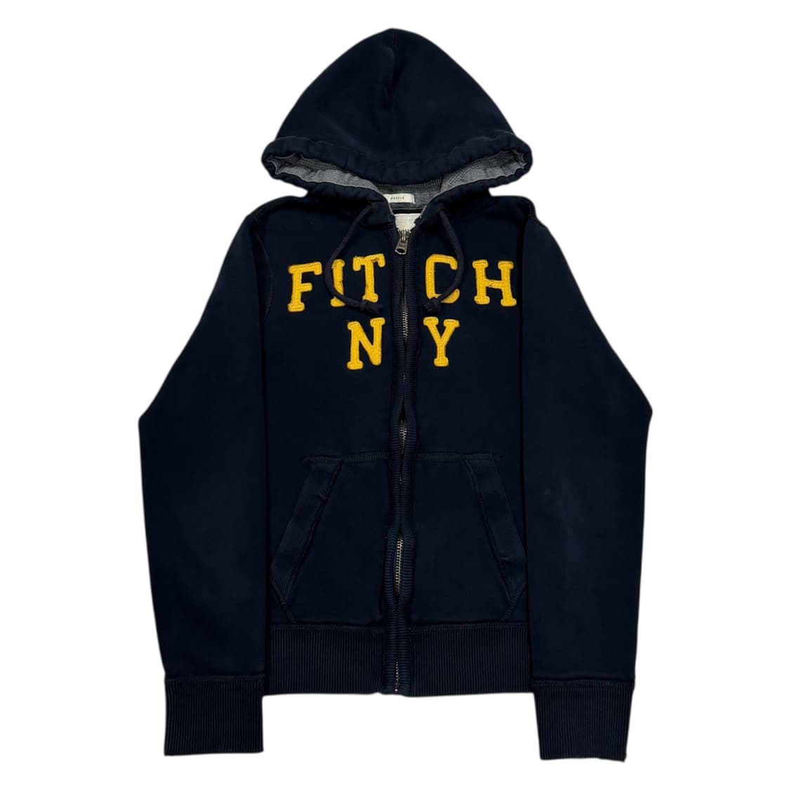 아베크롬비 빈티지 Y2K 스펠로고 후드집업 자켓 네이비 S 상품이미지1