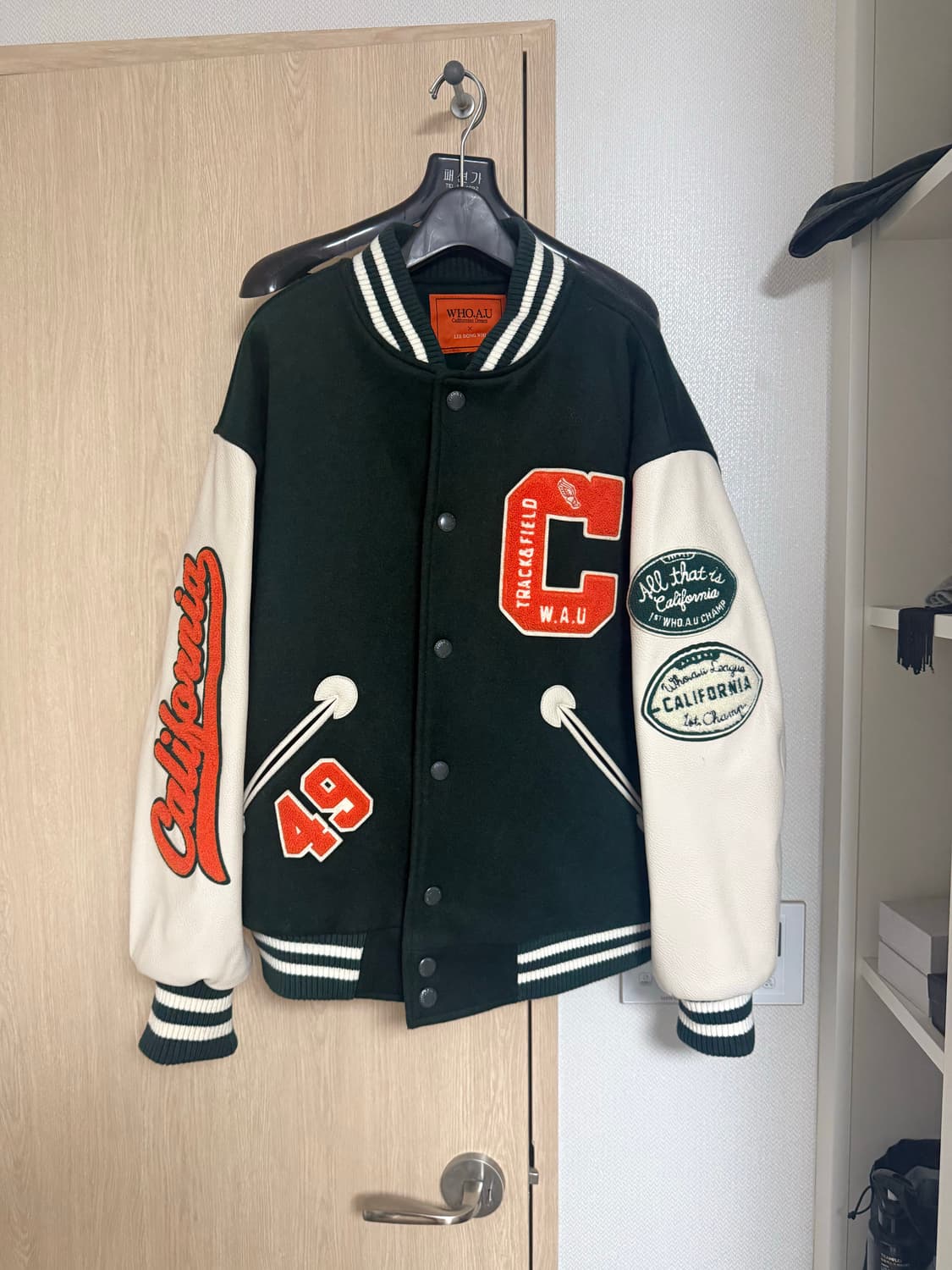 후아유 이동휘 바시티자켓 L 상품이미지1