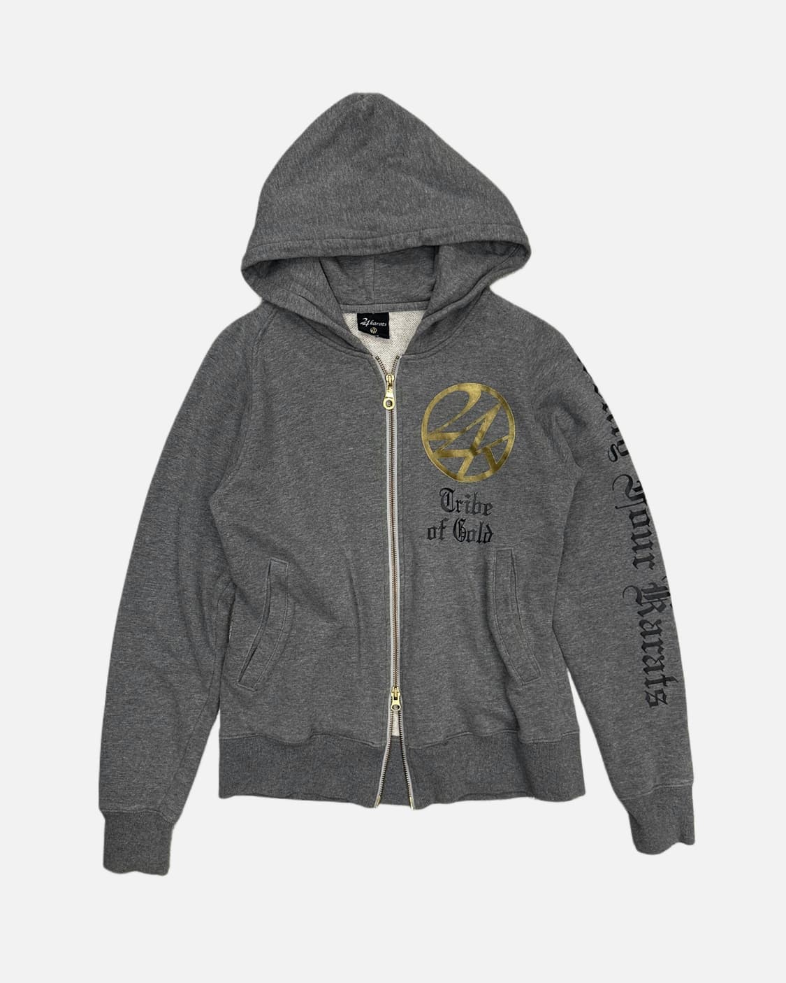 24KARATS gold logo hood zip-up 상품이미지2