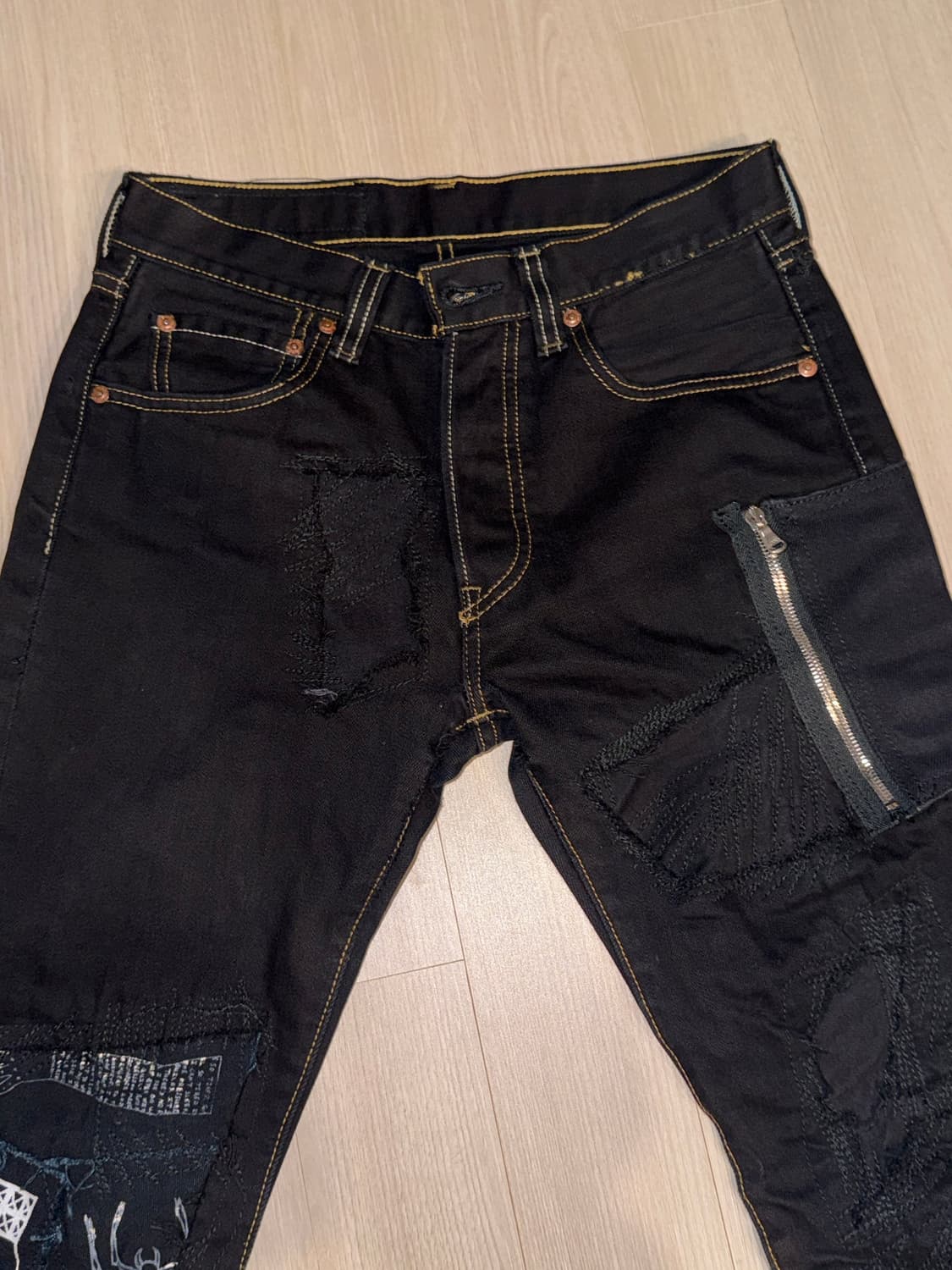 Elliott Evan Custom Patchwork Distressed 상품이미지10