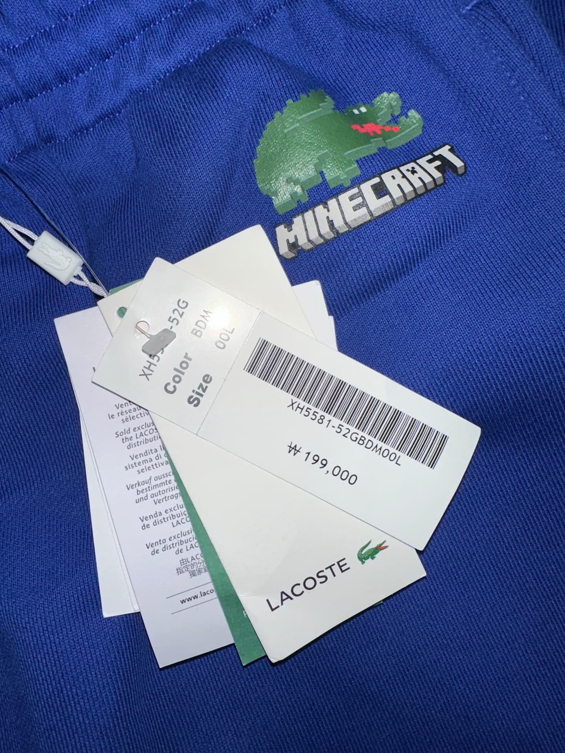 Unisex Lacoste x Minecraft Organic Cotto 상품이미지7