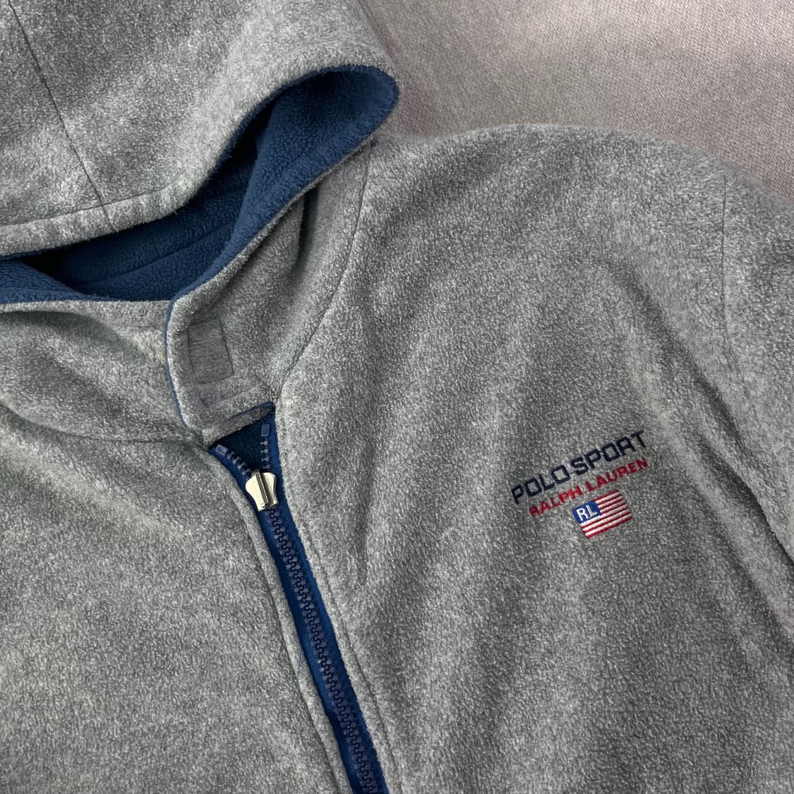 105 폴로랄프로렌 스포츠 리버시플 플리스 후디 자켓 상품이미지4