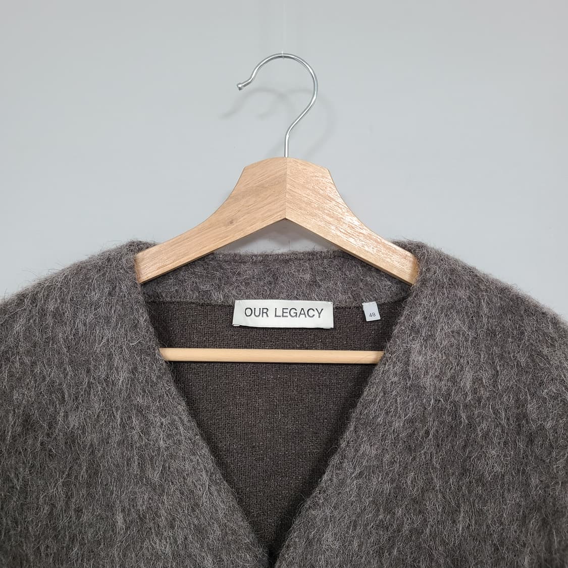 아워레가시 가디건 몰 모헤어 그레이 48 상품이미지2