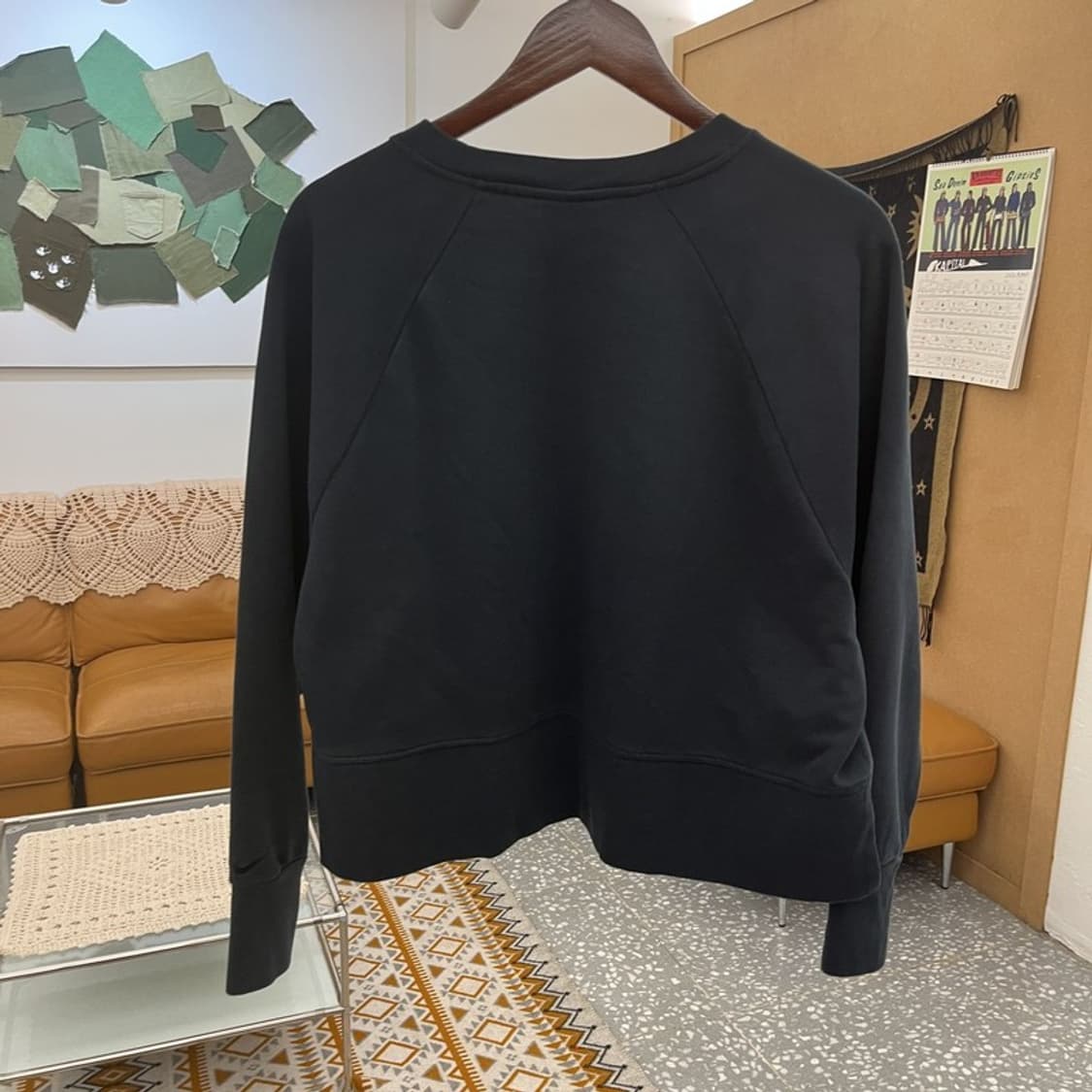 나이키 올드스쿨 드라이핏 아플리케 세미크롭 맨투맨 L C10960 상품이미지4