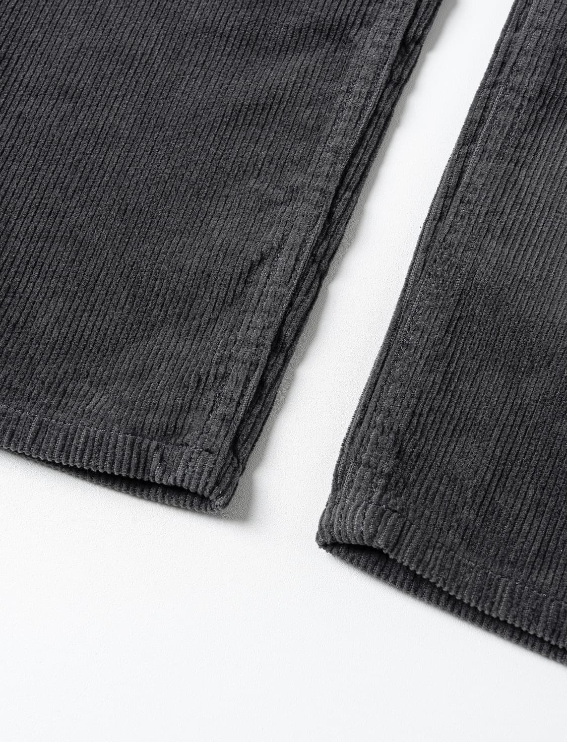 [SEW] 스테디에브리웨어 세미 와이드 코듀로이 5포켓 팬츠 다크그레이 상품이미지4