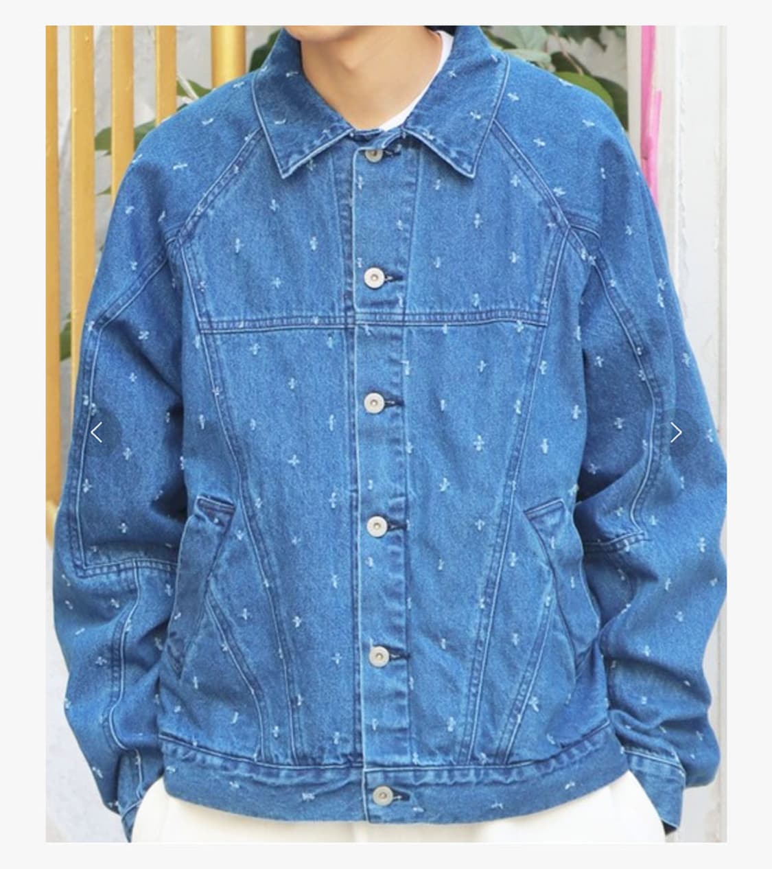 CAL O LINE - PUNCHING DENIM JACKET 상품이미지3
