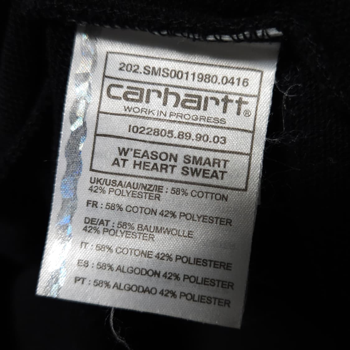 S ) 칼하트 WIP 맨투맨 상품이미지4