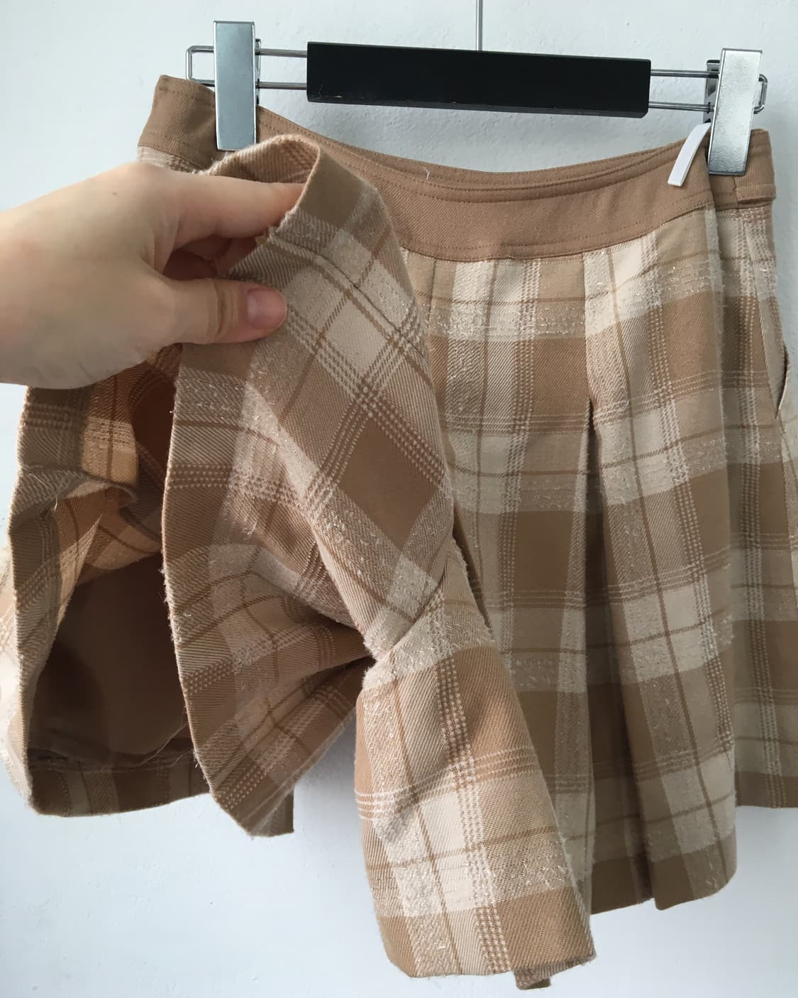 Check pattern short 상품이미지3