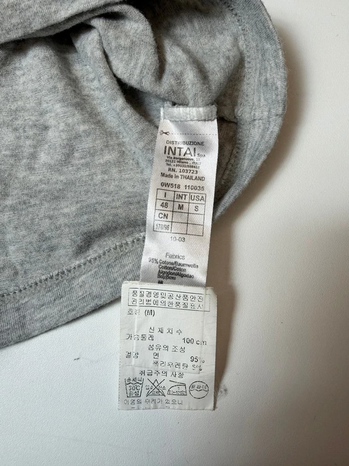 엠포리오 아르마니 스몰 로고 반팔 티셔츠 PN9248 상품이미지7