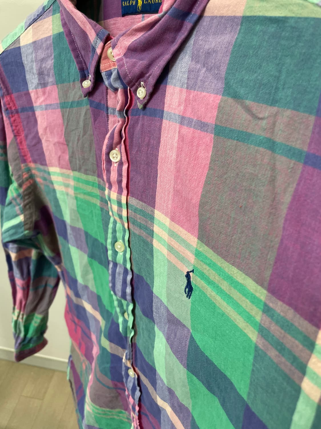 (XL) 폴로 랄프로렌 마드라스 체크 셔츠 상품이미지2