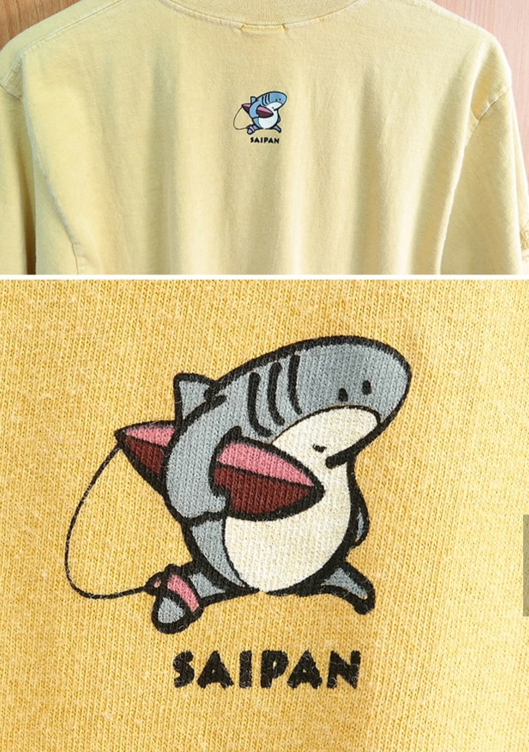 미국산 상어 서피  프린팅 티 새제품 상품이미지1