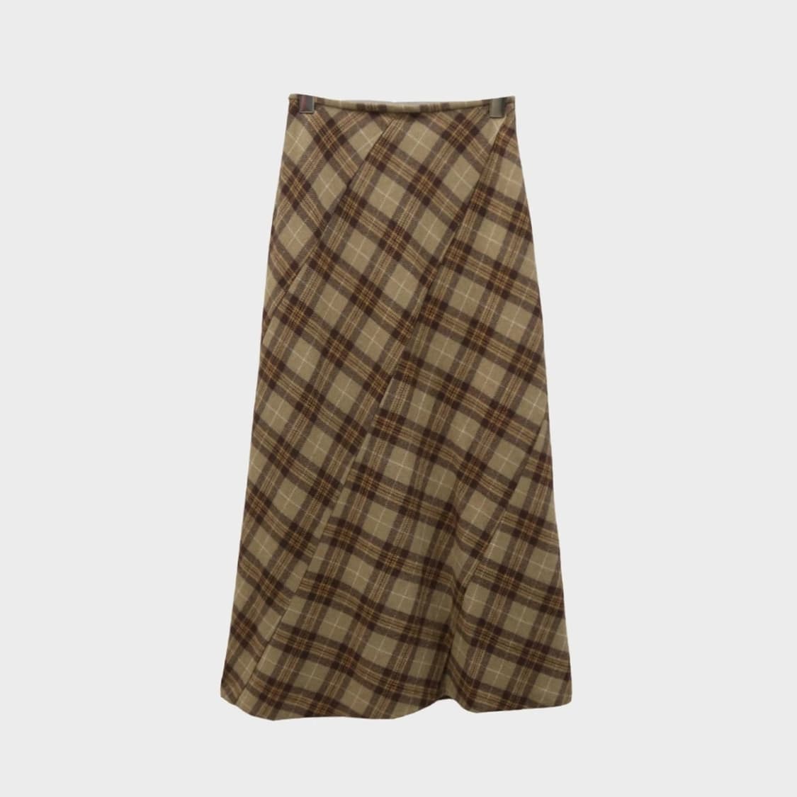 CRYSTALBEAM 체크 울 스커트 64467 상품이미지1