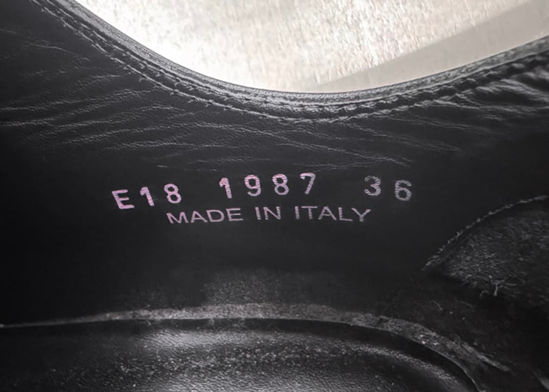 릭오웬스 레더 라몬즈 로우 36사이즈 상품이미지7