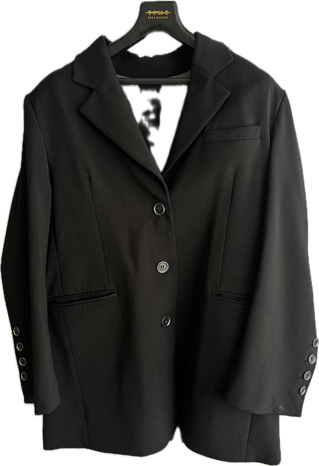 더일마 도브 블랙 백오픈 자켓 + 팬츠 세트 상품이미지2