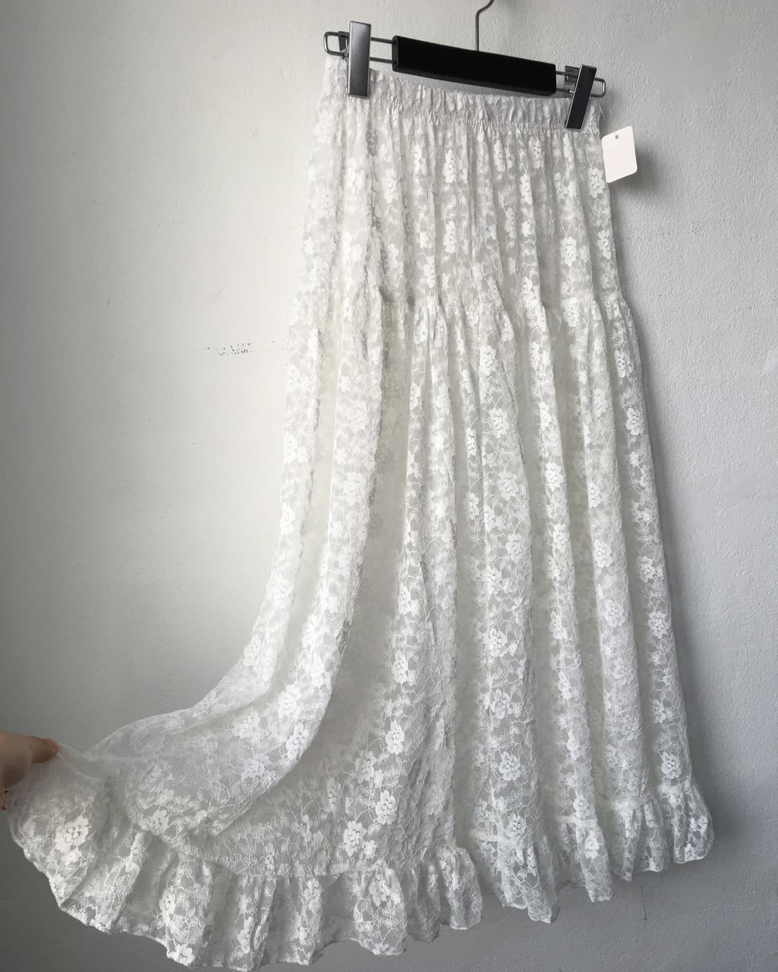 Lace see through layered skirt 상품이미지2