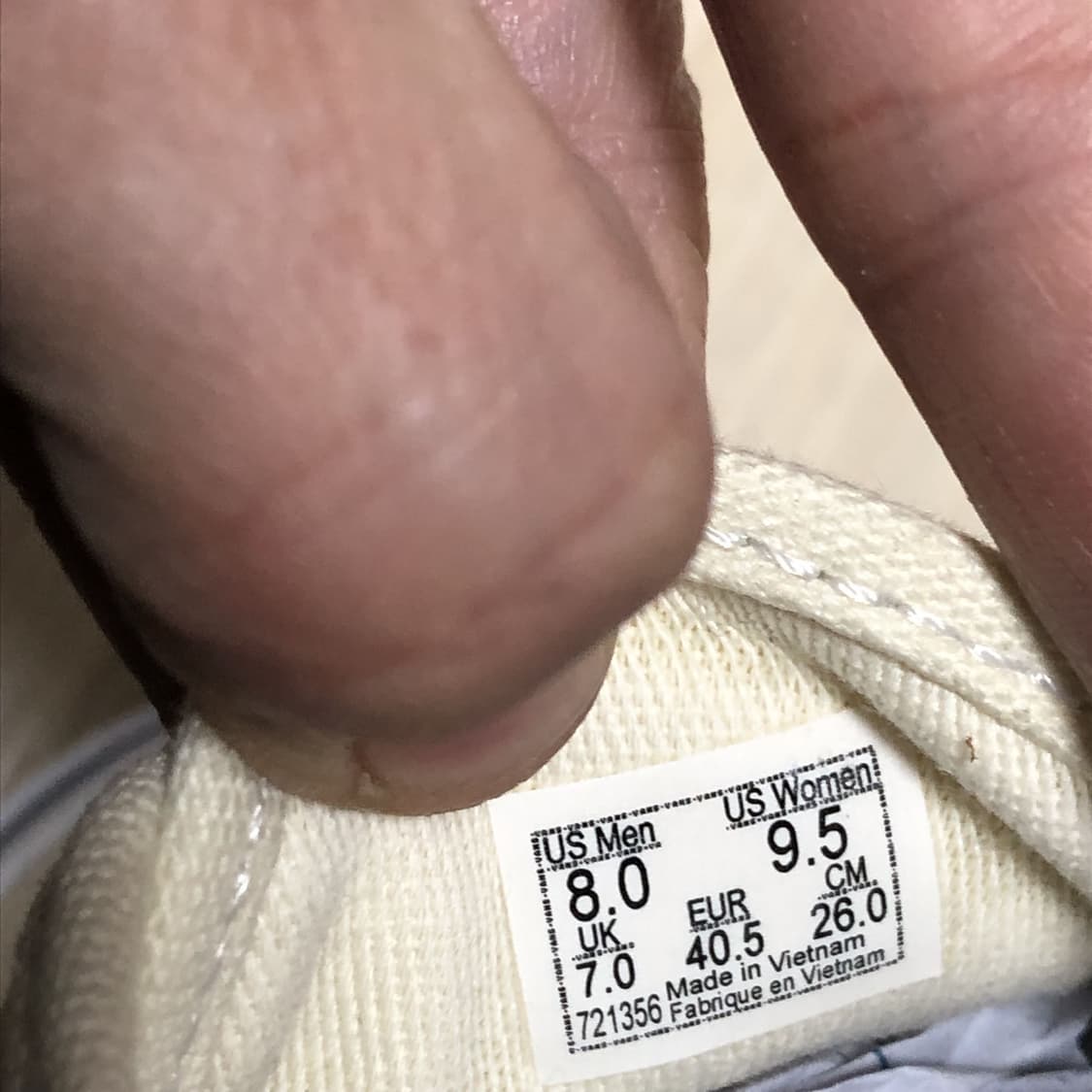 (260) 반스 VANS 볼트 VAULT 구형 어센틱 아이보리 상품이미지6