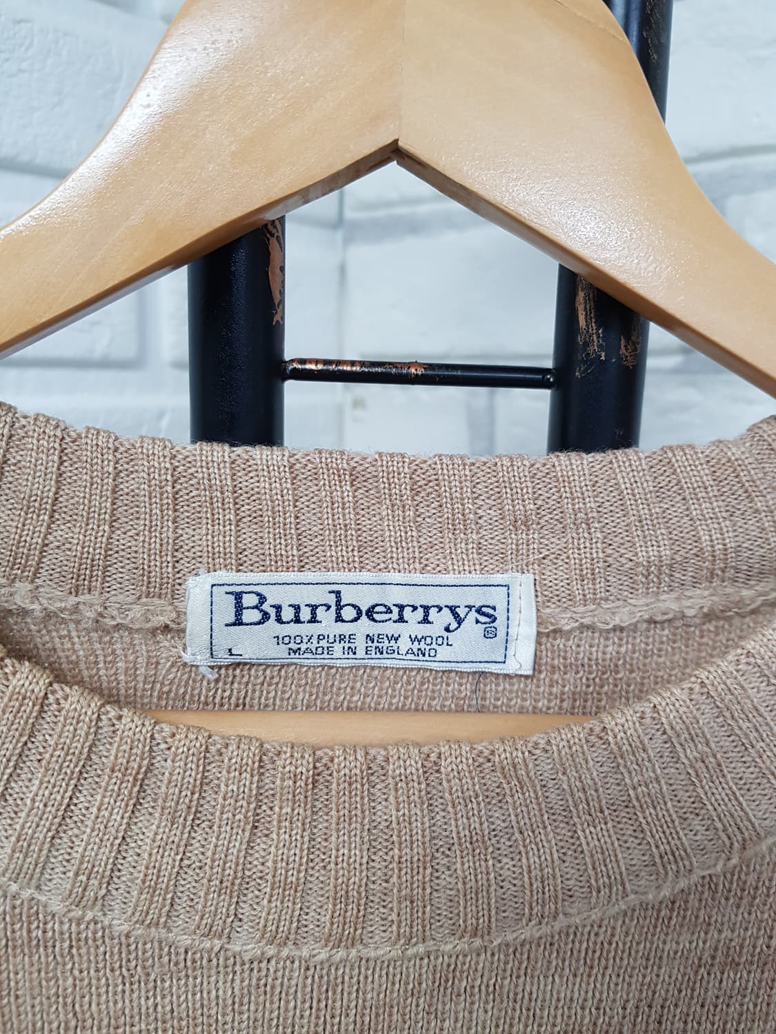 [L/정품] 빈티지 버버리 니트 상품이미지6