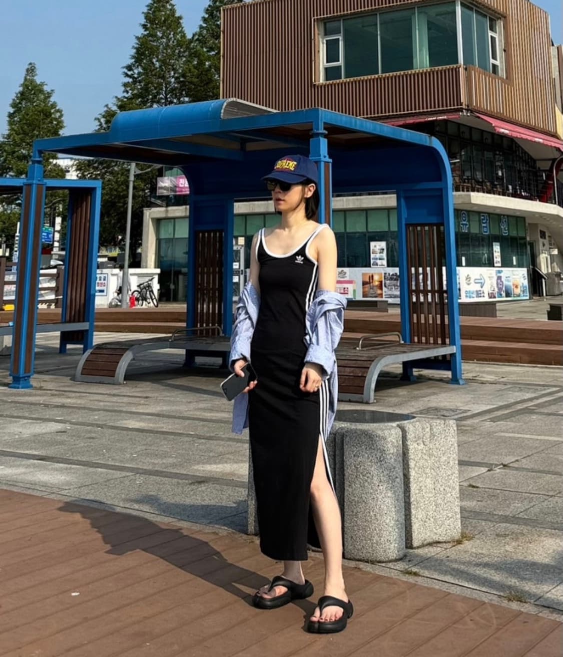 아디다스 아디컬러 탱크탑 나시 롱원피스 상품이미지2