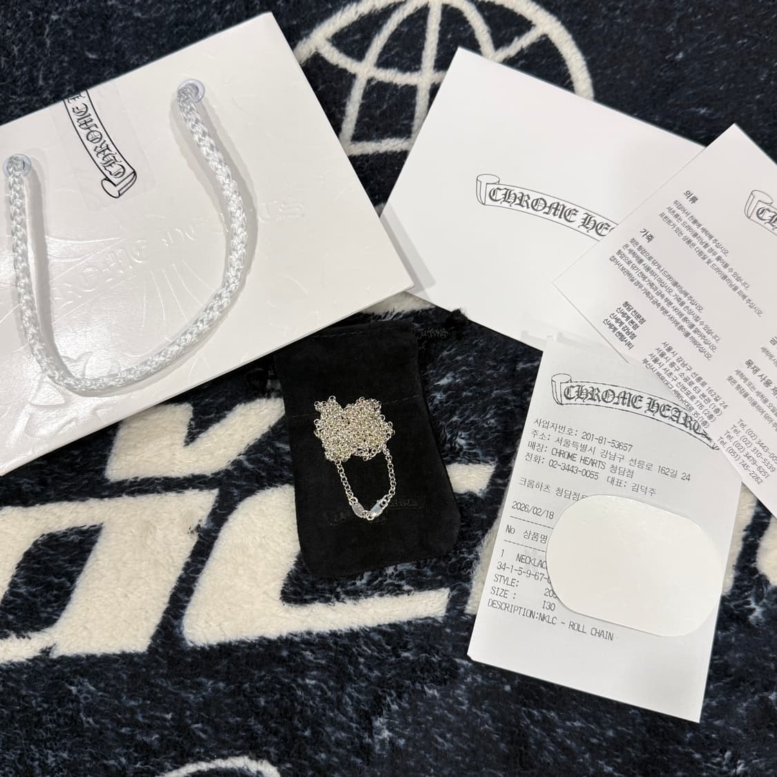 크롬하츠 롤체인 30인치 새상품 상품이미지1
