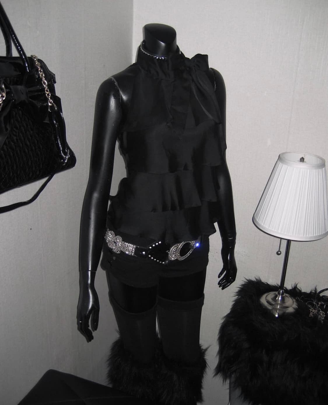 갸루 실크 블라우스 상품이미지2