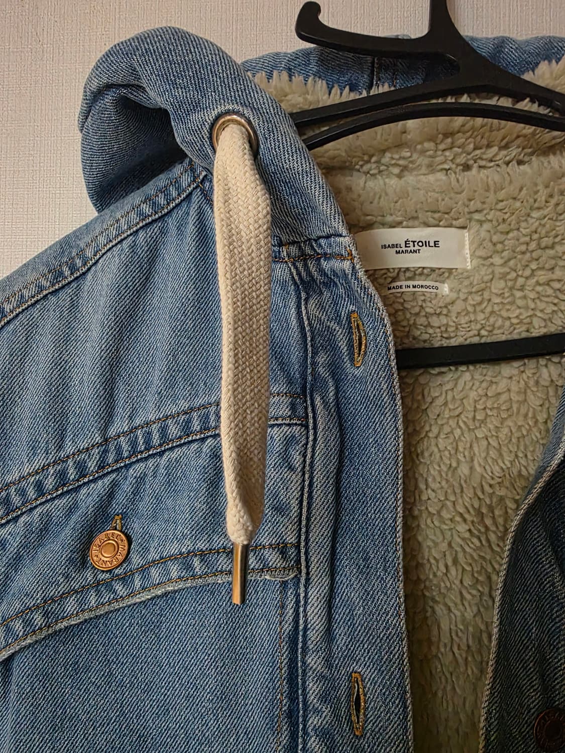 이자벨마랑 데님 후드 조끼 상품이미지6
