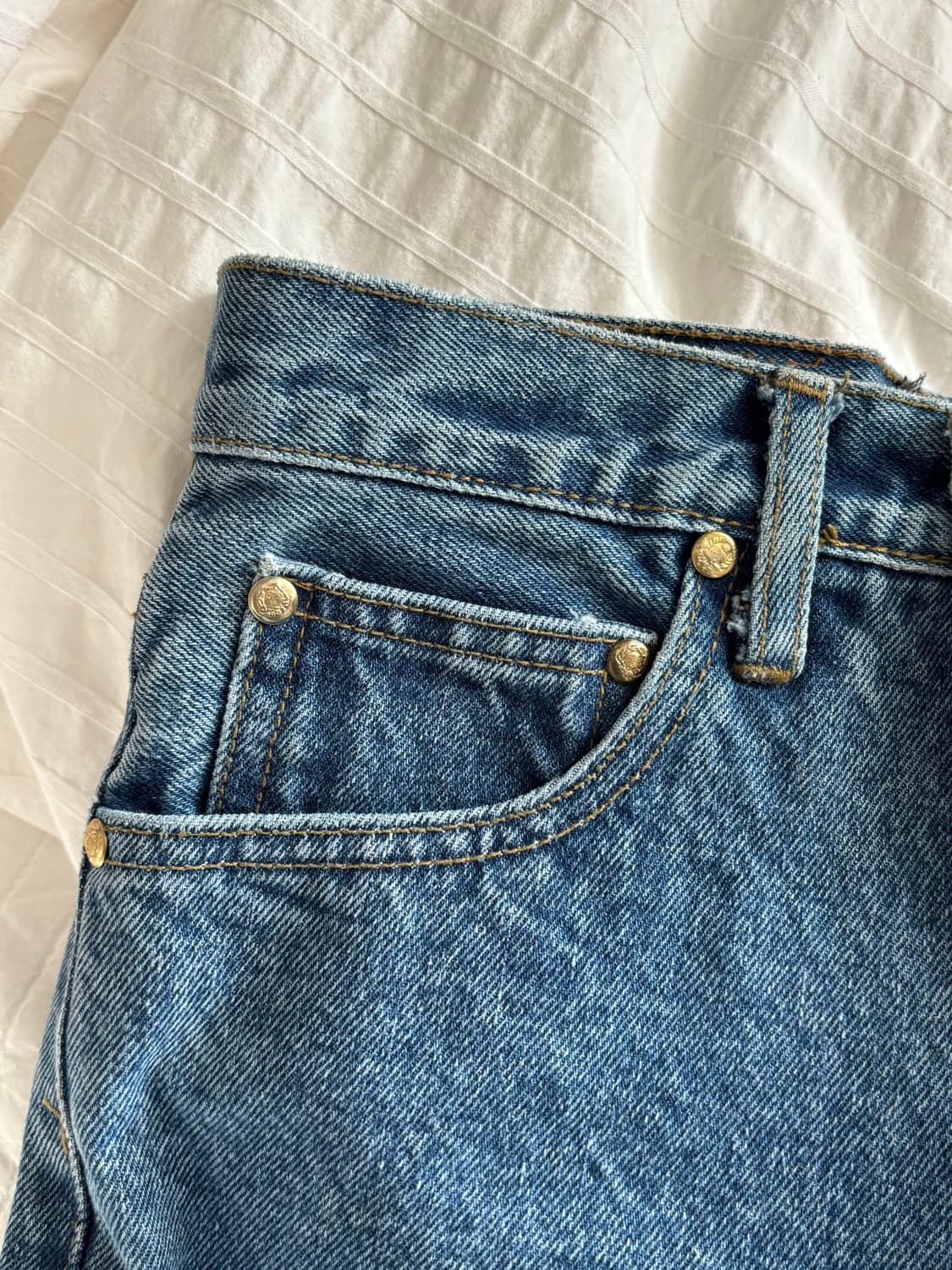 베르사체 데님 반바지 상품이미지5