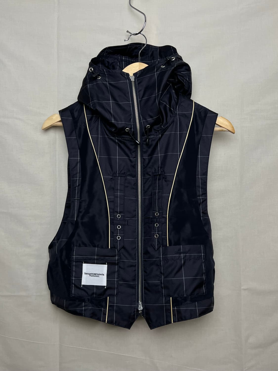 타카히로미야시타 솔로이스트 16SS 나일론 후드 베스트 상품이미지3
