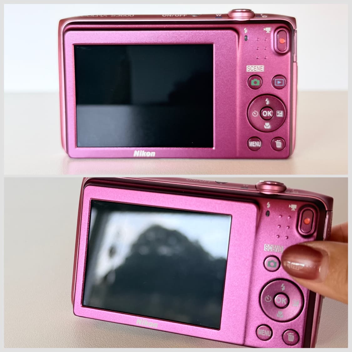 ✨에스파 픽 미품 풀박스✨ 니콘 쿨픽스 S3600 캔디핑크 🍭 상품이미지6