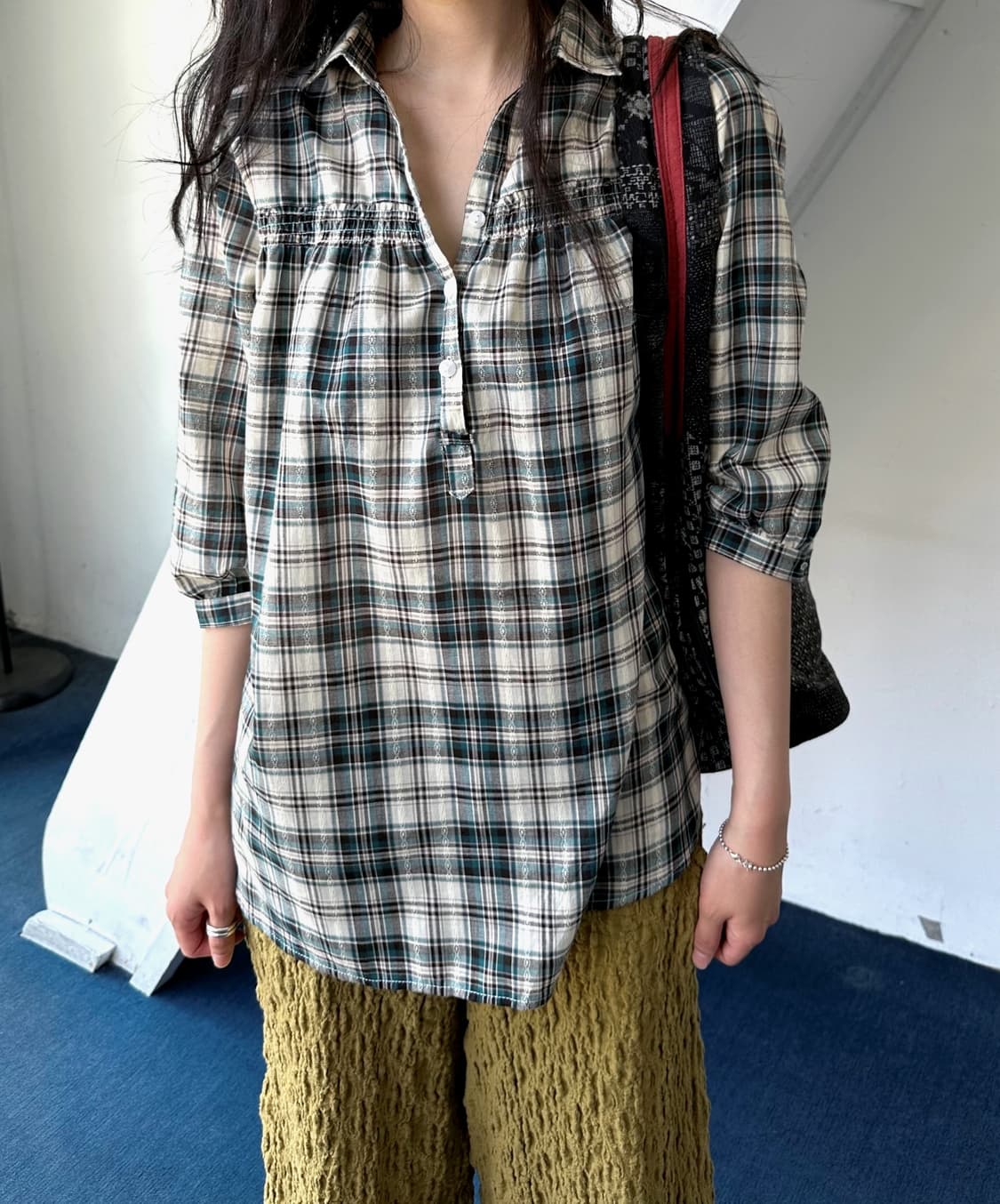 Light cotton high gauge design shirt 상품이미지8