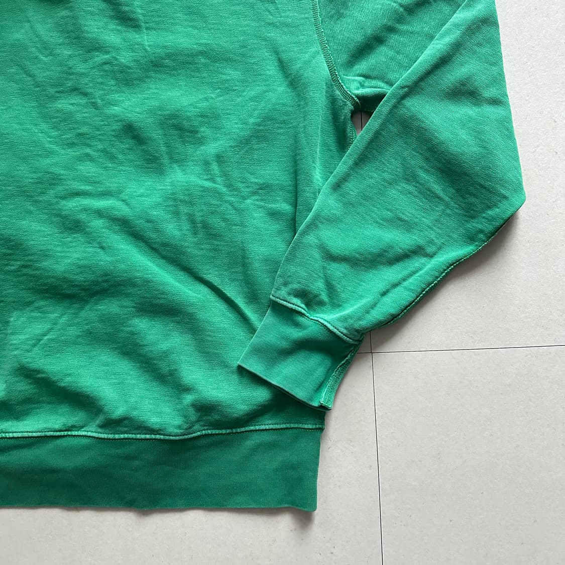 폴로 랄프 로렌 빈티지 워싱 그린 후드집업 M (TALON 지퍼) 상품이미지8