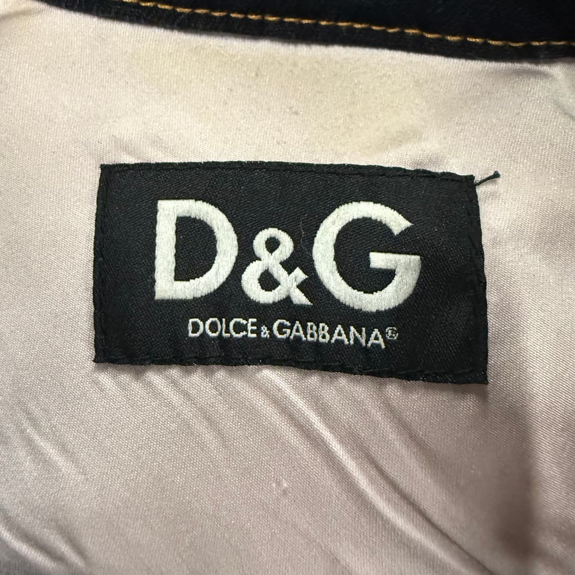 [정품/XS] D&G 돌체앤가바나 데님 자켓 스티치 포인트 c1  상품이미지5
