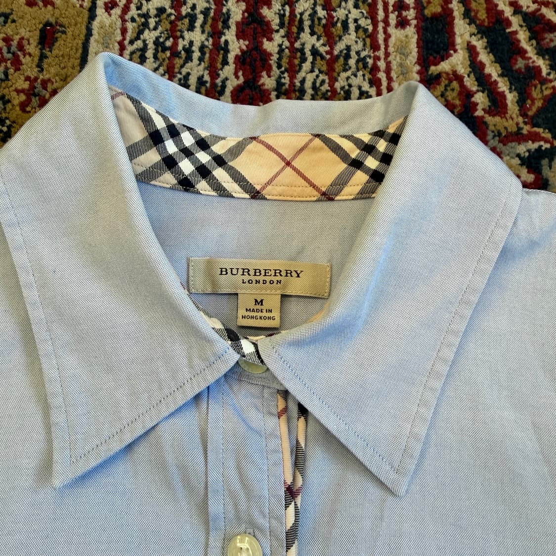 버버리 옥스포드 반팔 셔츠 [ 55 ] 상품이미지4