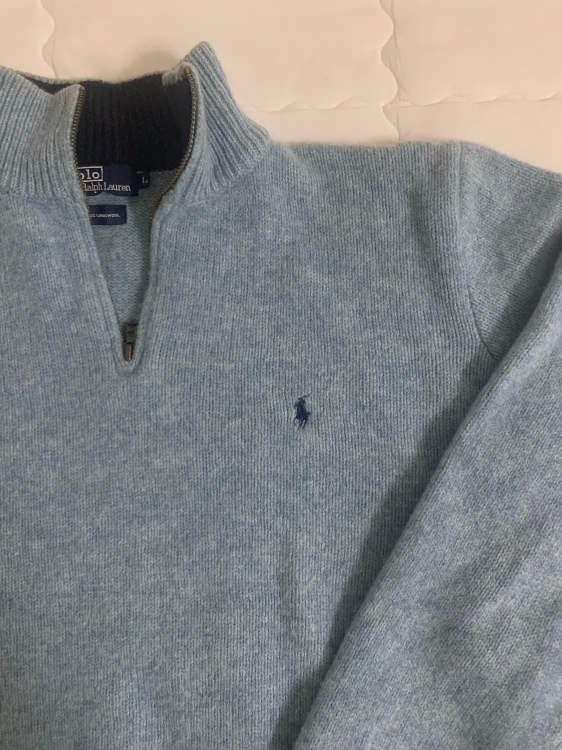 폴로 반집업 니트 상품이미지2