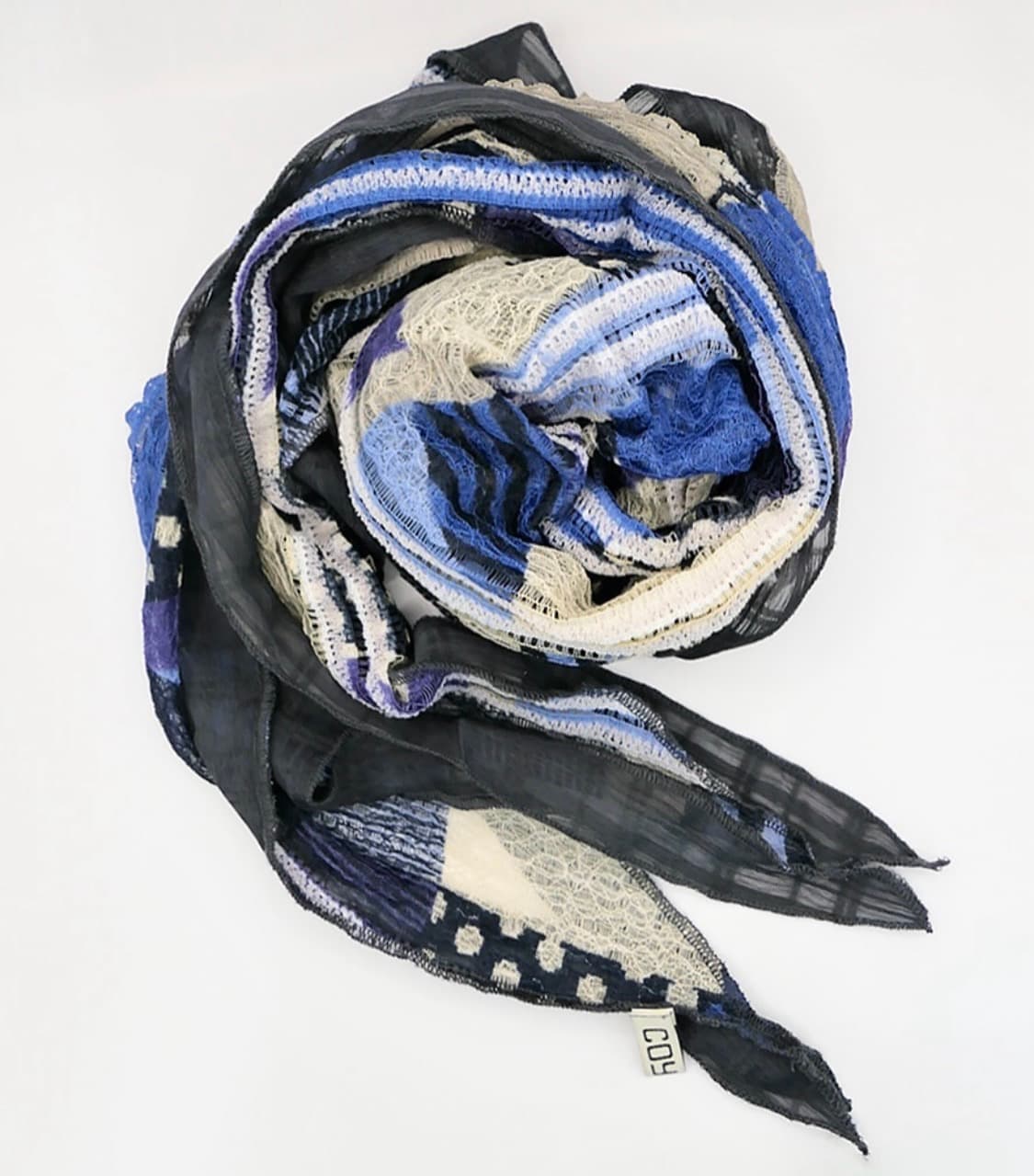 [택포] Coyseio 코이세이오 스카프 블루 + 노트 상품이미지1