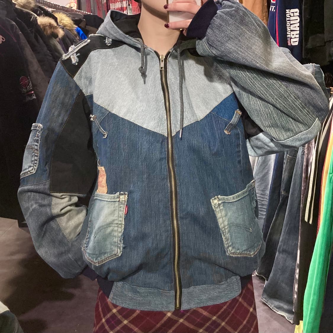 [IM]리바이스 리메이크 후드집업 데님자켓 상품이미지1