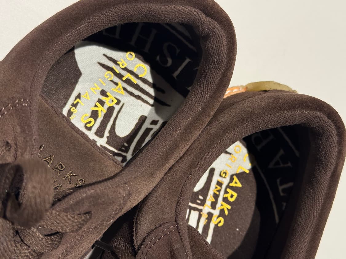 클락스 스웨이드 다크 브라운 275  (거의새것) 에어포스맛 상품이미지5