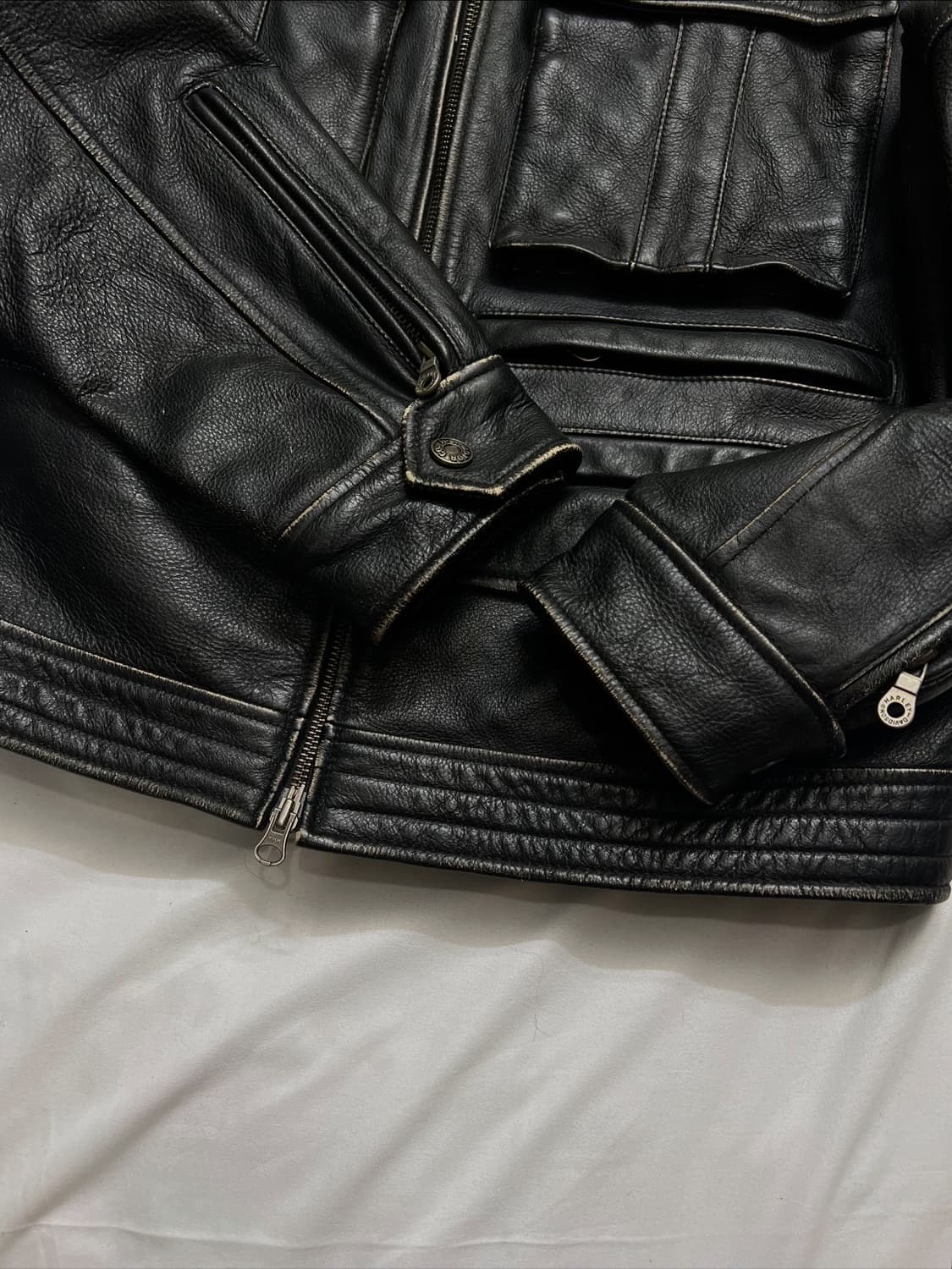 할리데이비슨 멀티포켓 라이더자켓 가죽자켓 상품이미지10