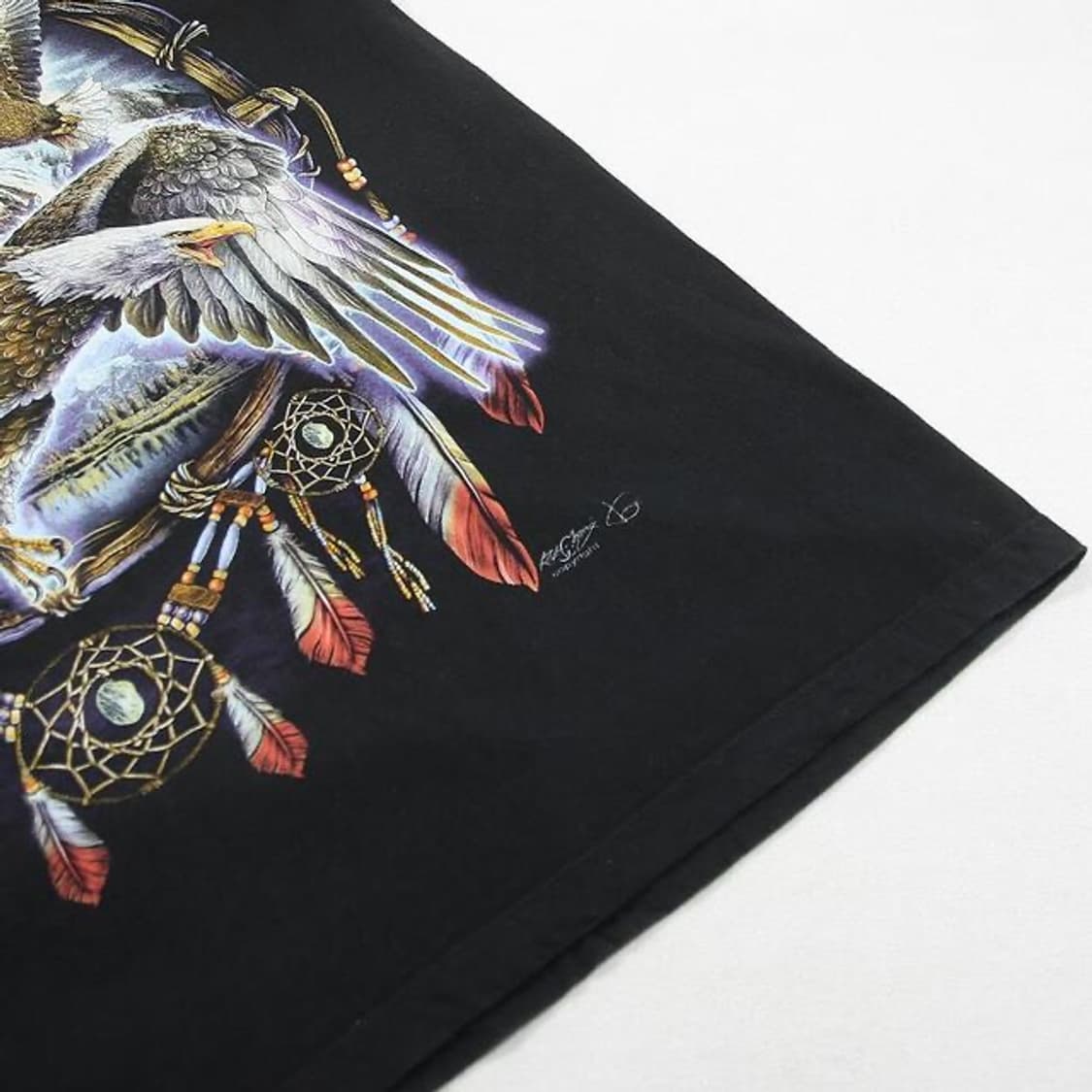 (착용컷) 이글 프린팅 반팔 티셔츠 (105) 상품이미지6